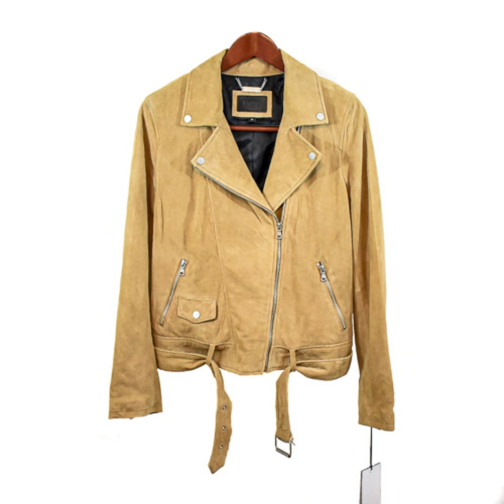 NWT UGG 100% Lamb Leather Suede Moto Jacket NWT